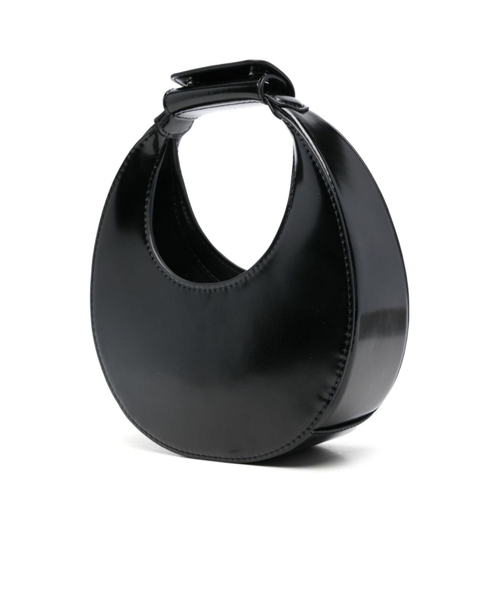Shop Staud Goodnight Moon Tote Bag In Black