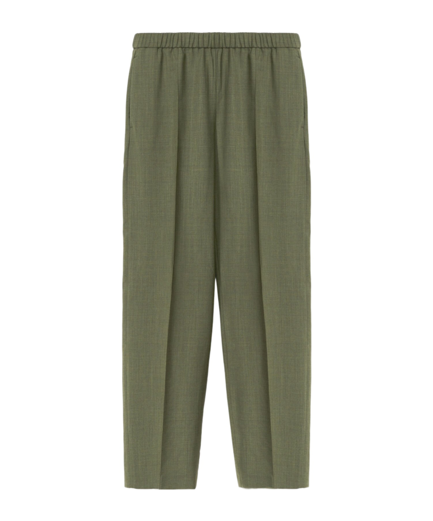 Fabiana Filippi Bistretch Wool Jogging Fit Trousers In Green