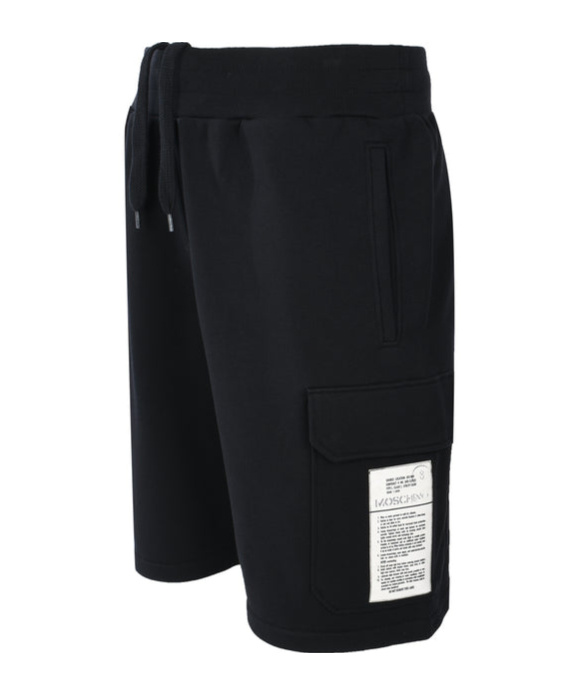 Moschino Drawstring Shorts In Black