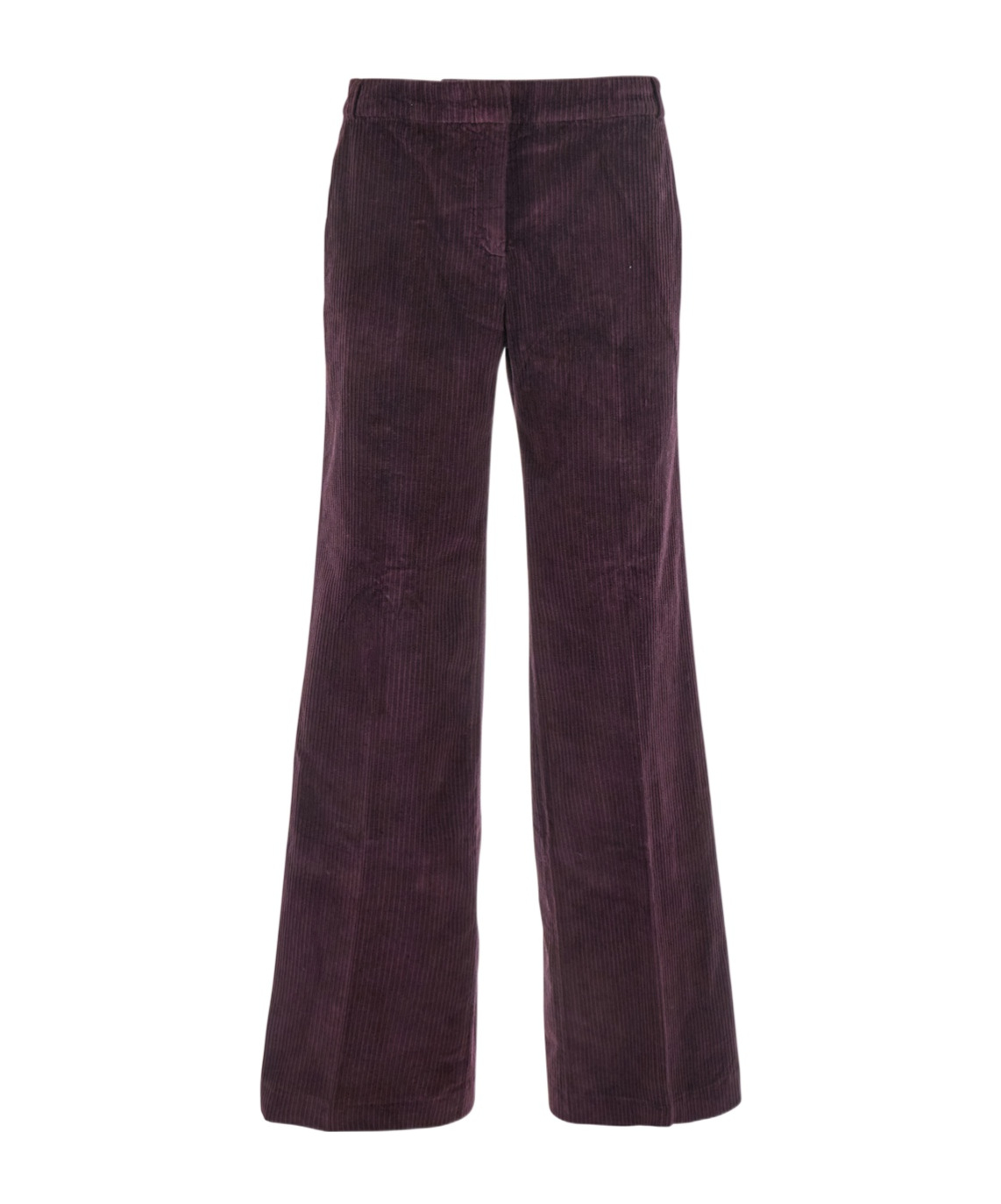 Bash Belt Loop Casual Pants In Purple