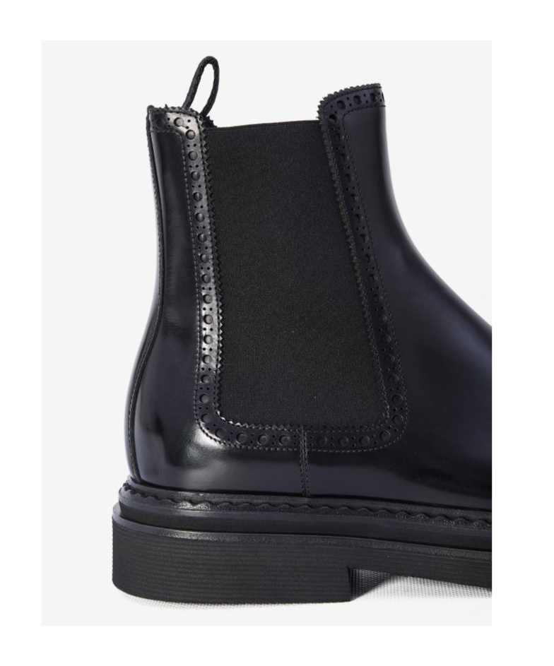 Dolce & Gabbana Classic Ankle Boots In Brushed Calfskin Dolce E Gabbana In Black
