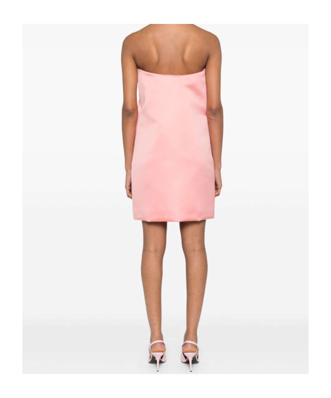 Philosophy Di Lorenzo Serafini Silk Blend Asymmetric Mini Skirt In Pink
