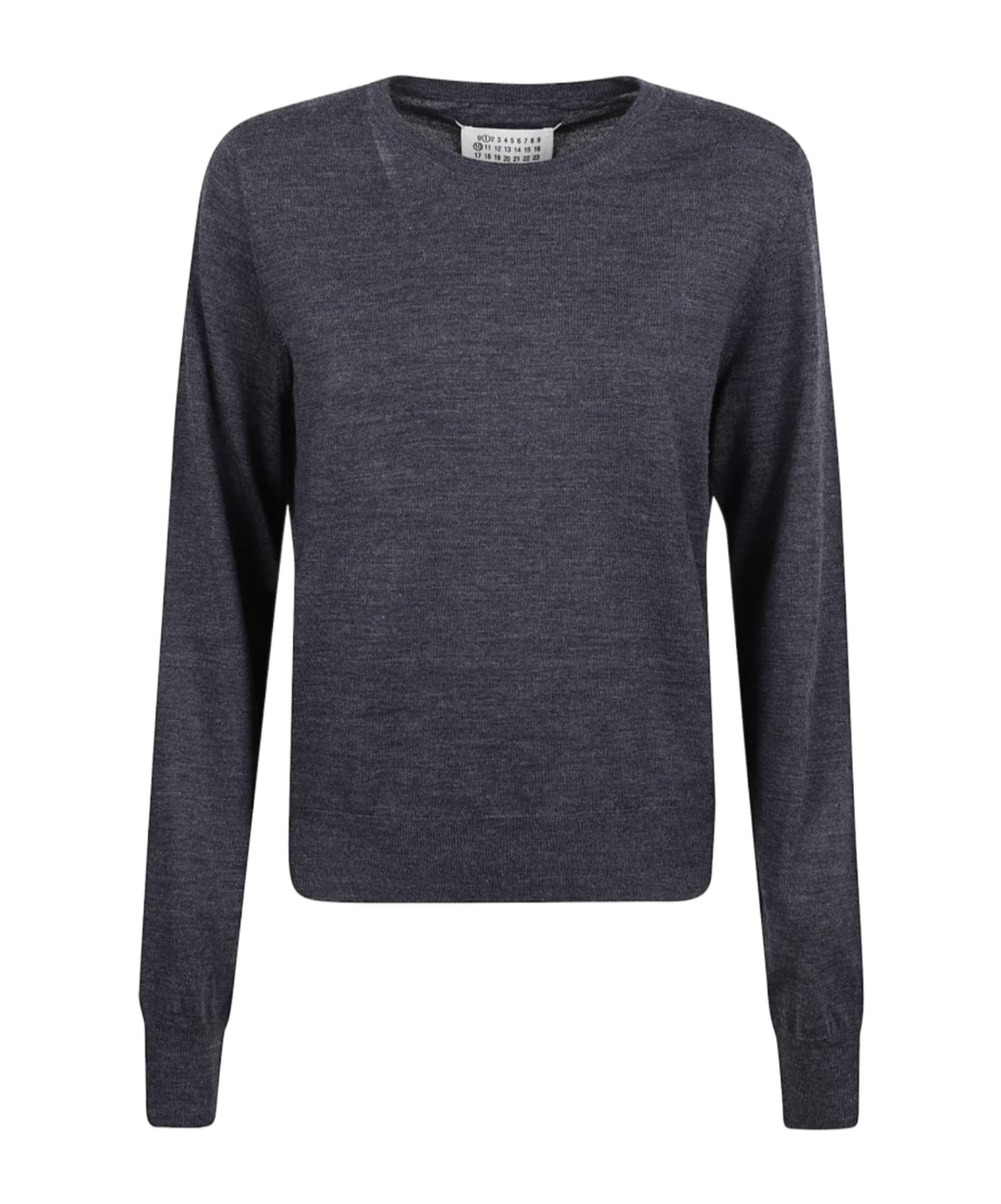 Maison Margiela Crew Neck Sweater In Blue