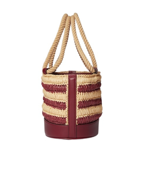 Gucci Woven Mini Bucket Bag