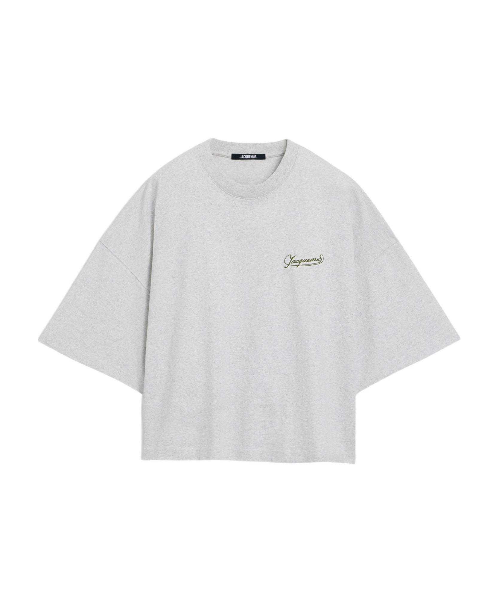 Jacquemus Item O-neck Short-sleeved T-shirt In Gray