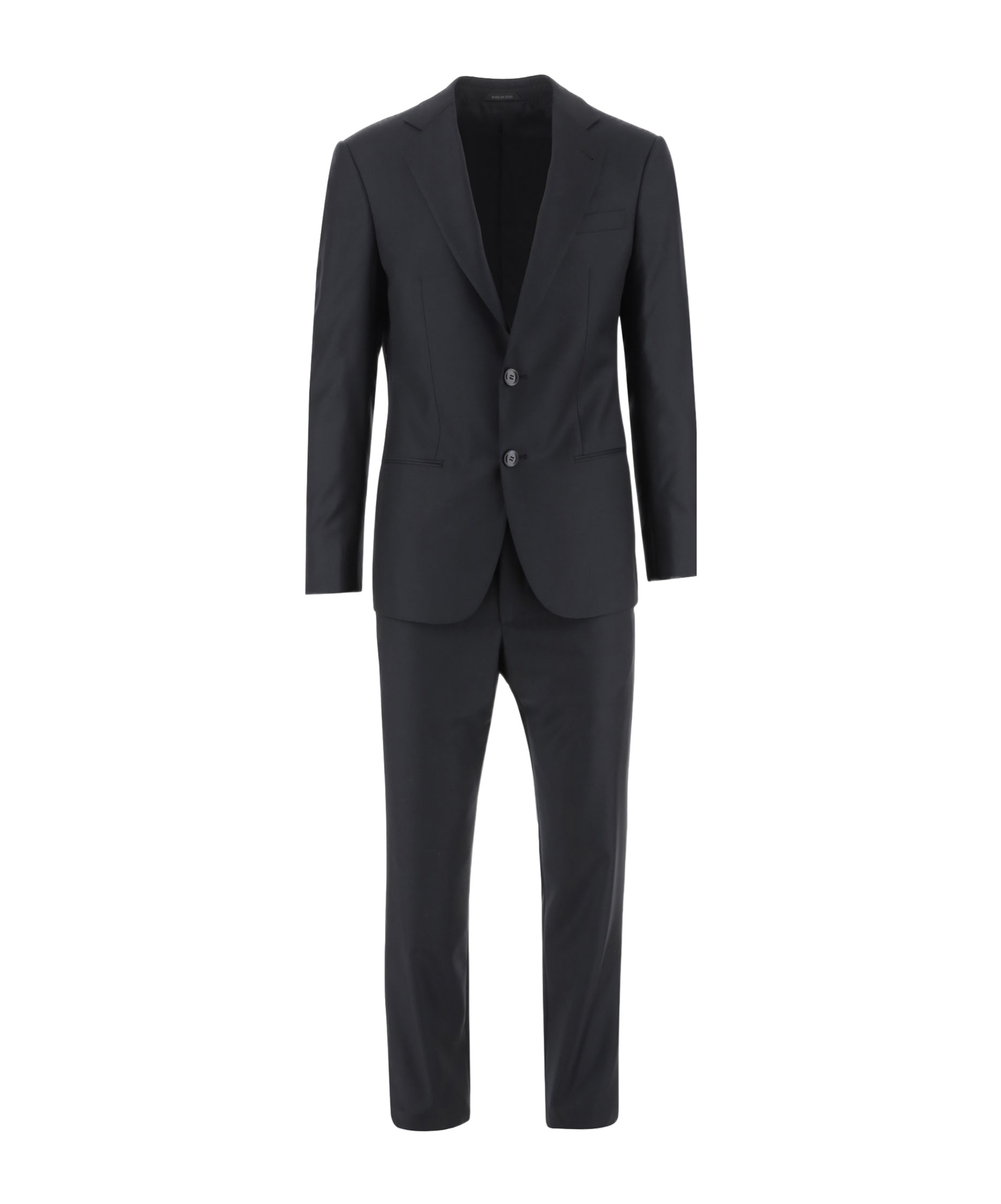 Giorgio Armani Single-breasted Tailored Suit In Black