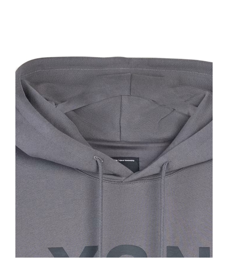 Y-3 X Neighborhood Graphic Hoodie In Gray