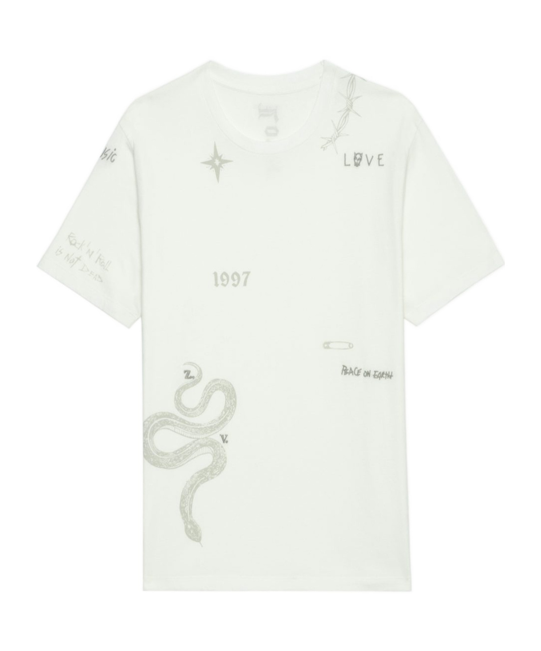 Zadig & Voltaire Short-sleeved T-shirt In White