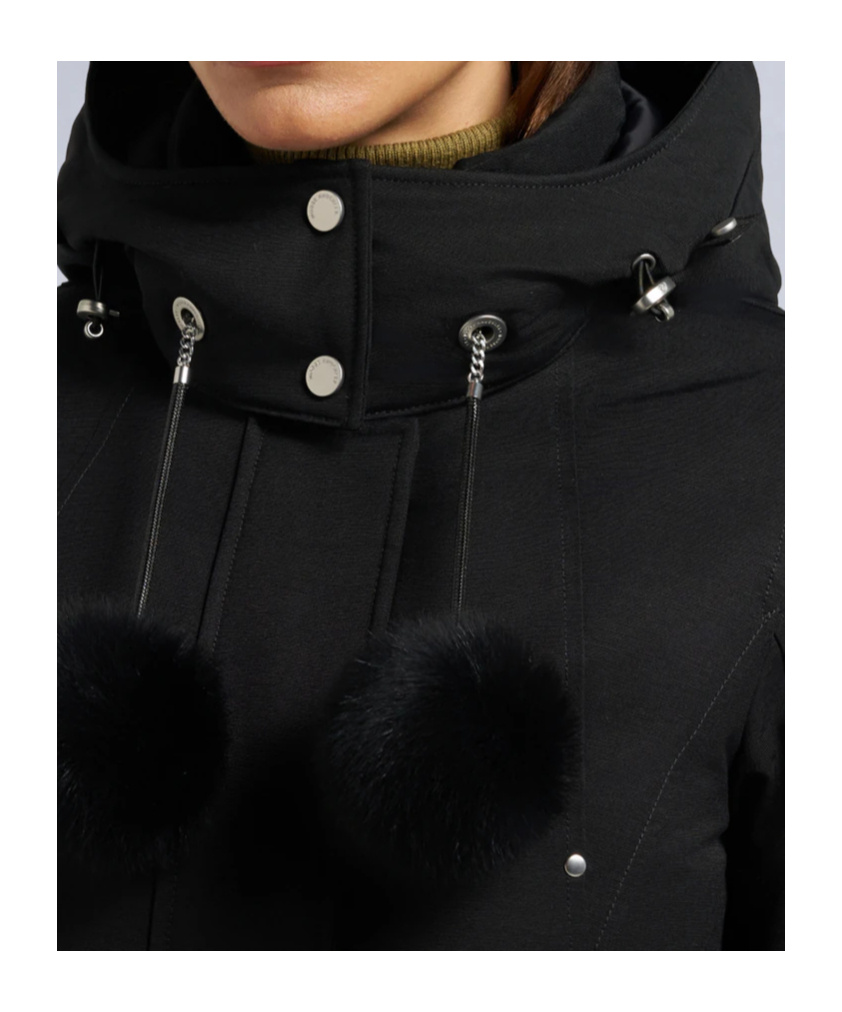 Moose Knuckles Original Stirling Parka In Black