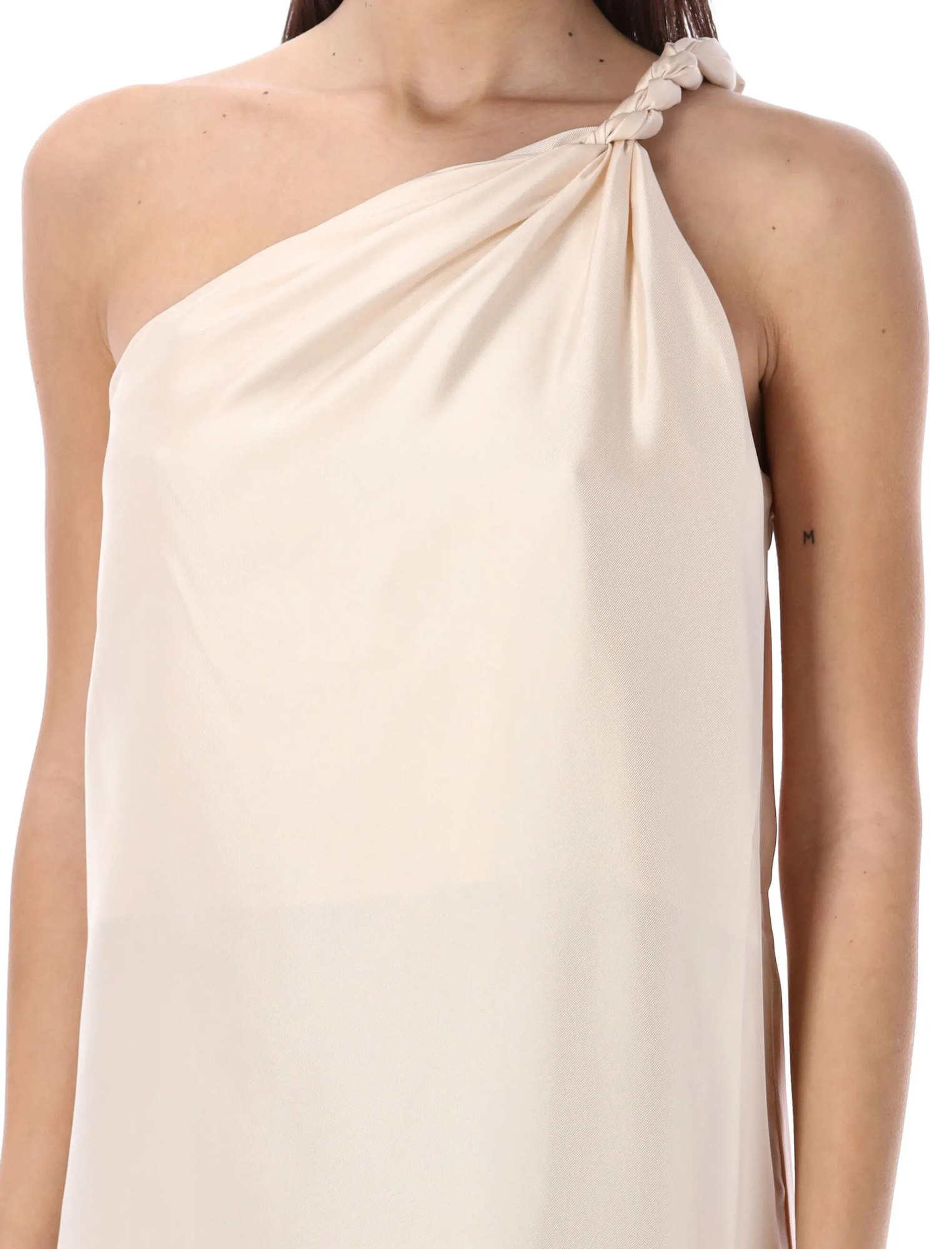 LOULOU STUDIO ADELA TWISTED MIDI DRESS