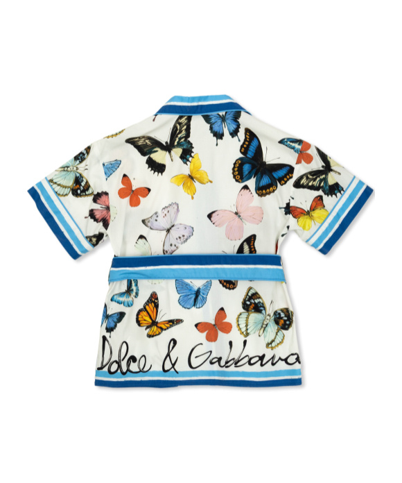 Dolce & Gabbana Short Sleeve Shirt In White
