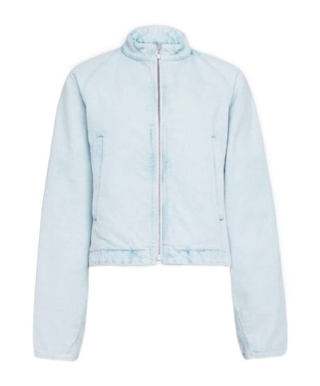 Alaïa Alaia Women Round Denim Jacket In Blue