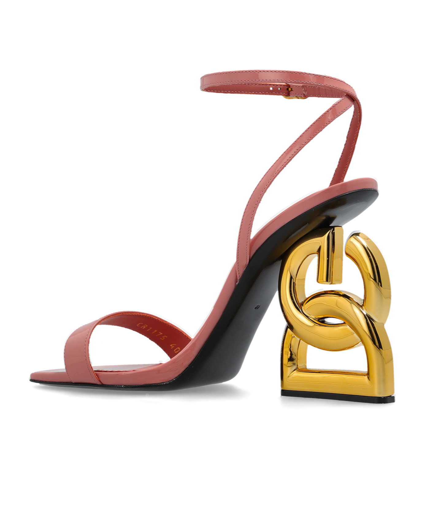 Dolce & Gabbana Keira 105 Patent Leather Sandals In Pink
