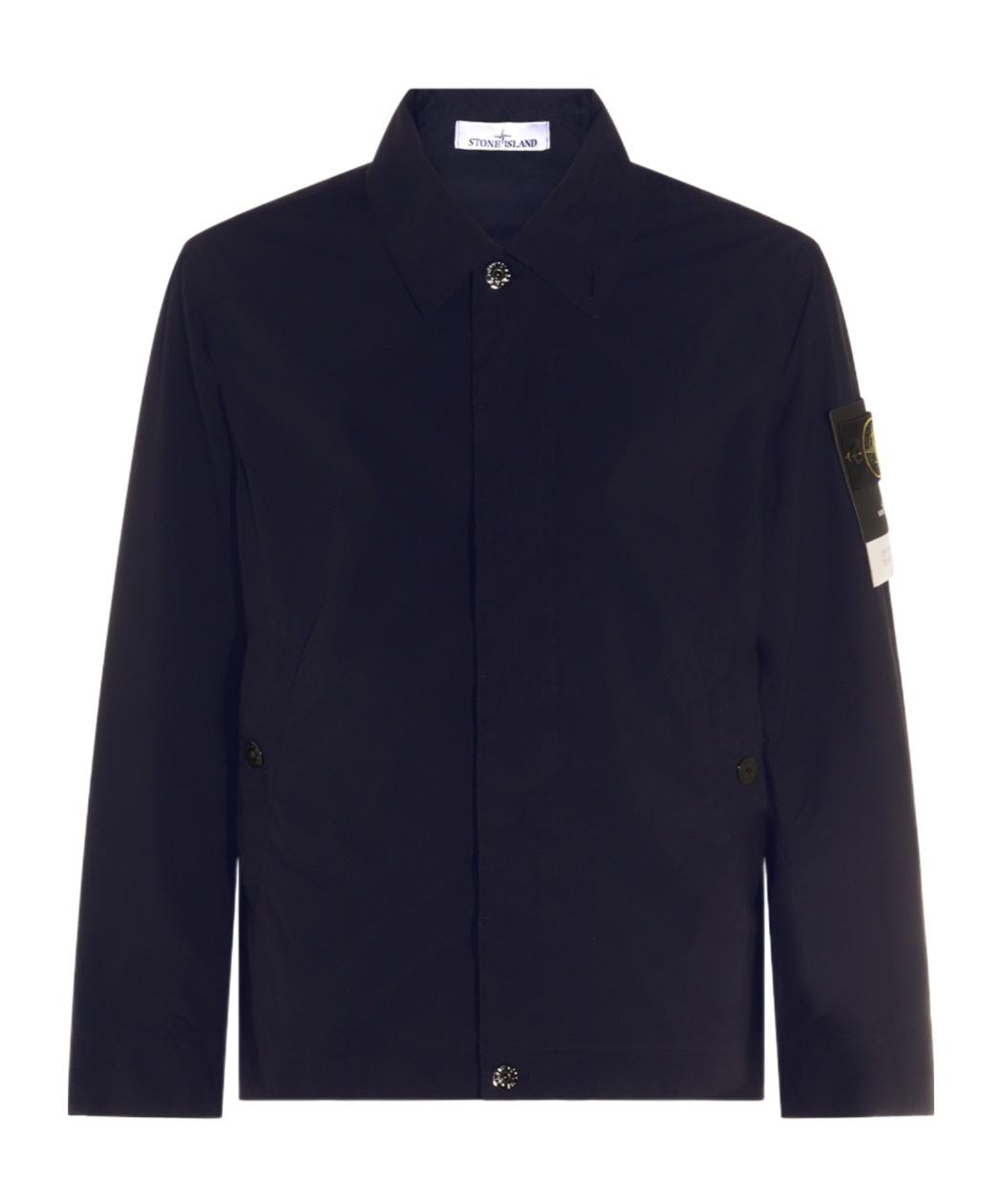 Stone Island Navy Casual Jacket In Blue