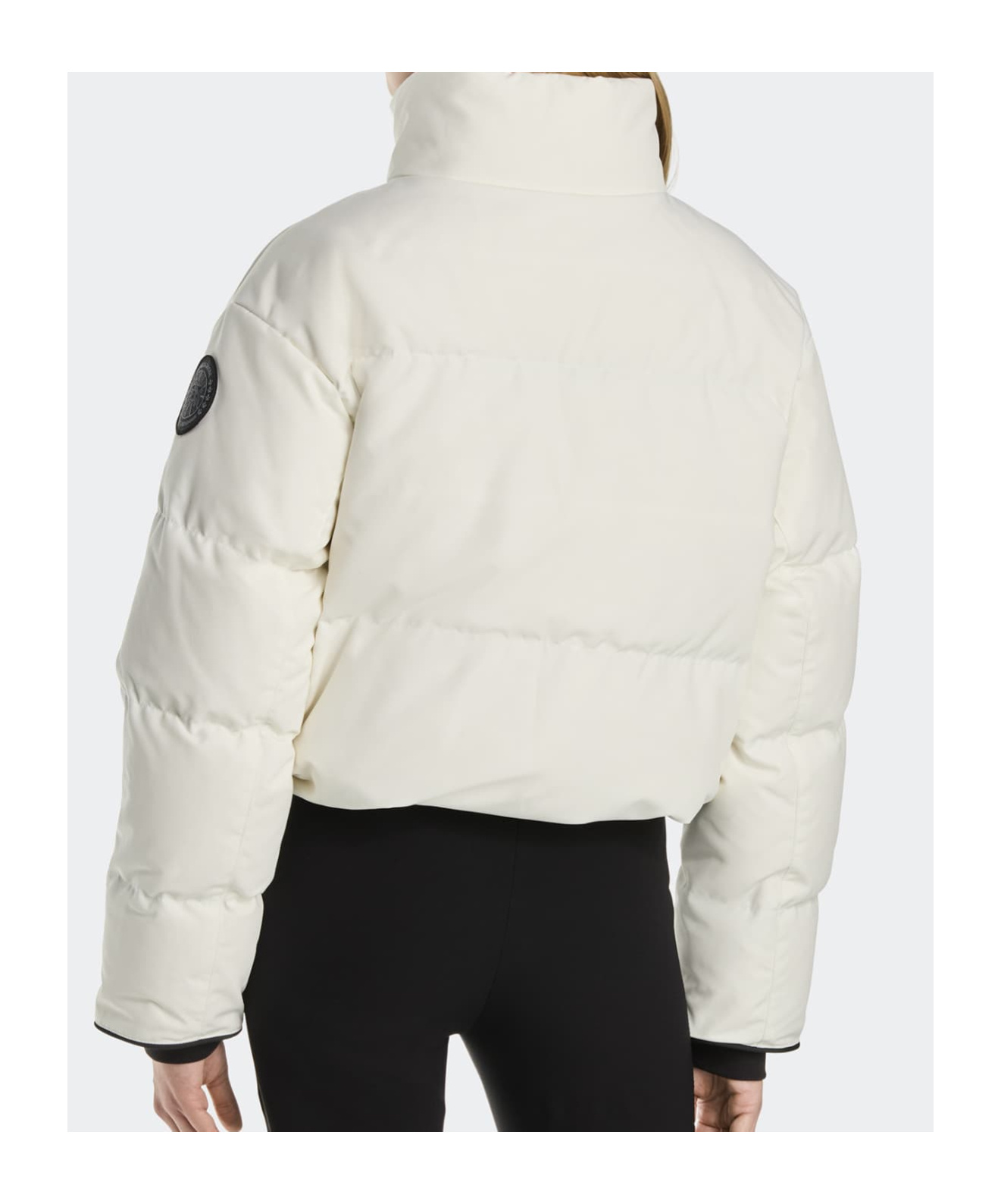 Canada Goose Grandview Short Puffer Jacket In White