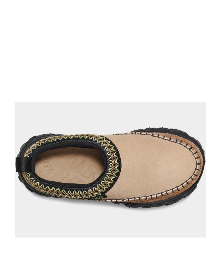 Ugg Venture Daze Flatform Suede Mules In Black