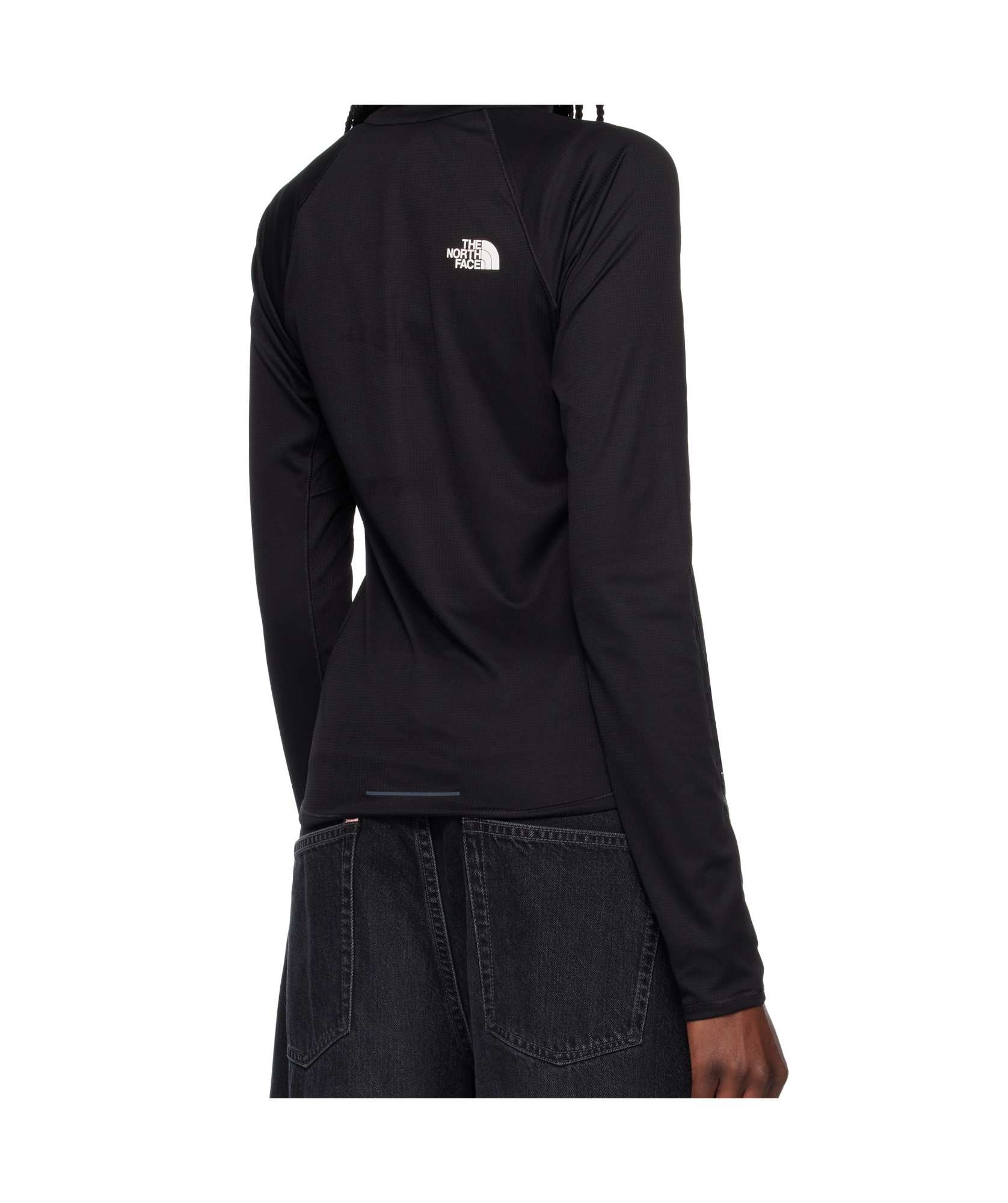 The North Face Womens Sunriser 1/4 Zip Long-sleeve Top In Black