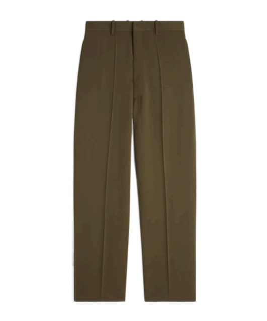 Phoebe Philo Wool Casual Pants In Green