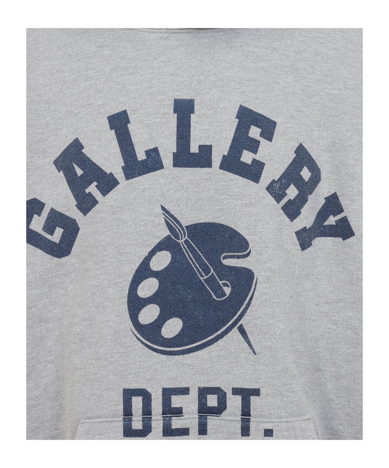 Gallery Dept. Cotton Art Dept. Logo Hoodie In Gray