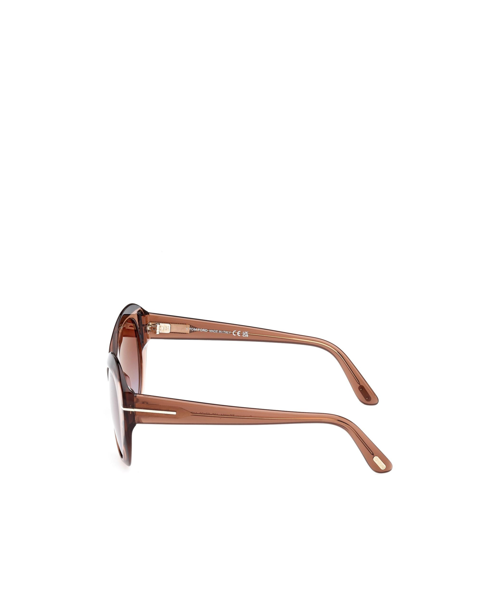 Tom Ford Eyewear Butterfly Frame Sunglasses In Multicolor