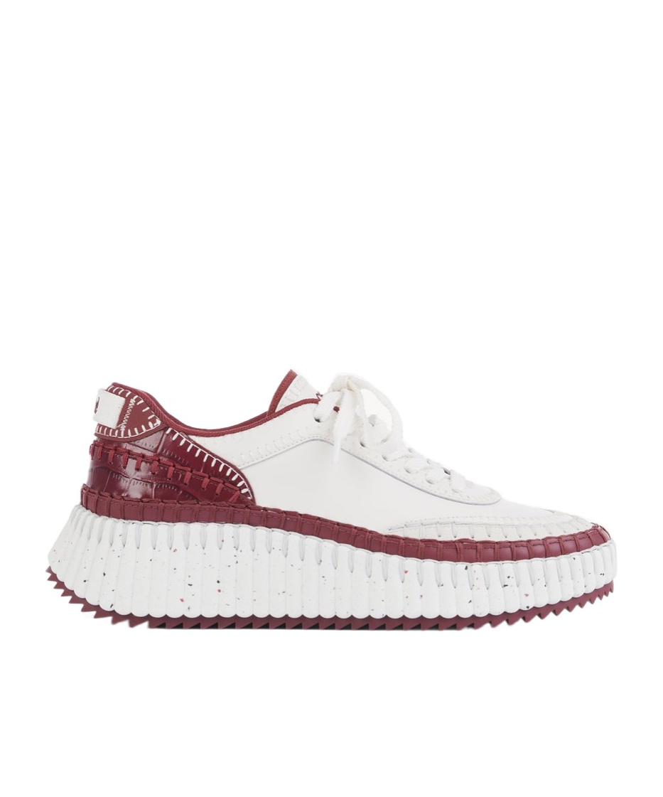 Shop Chloé Nama Sneakers In White
