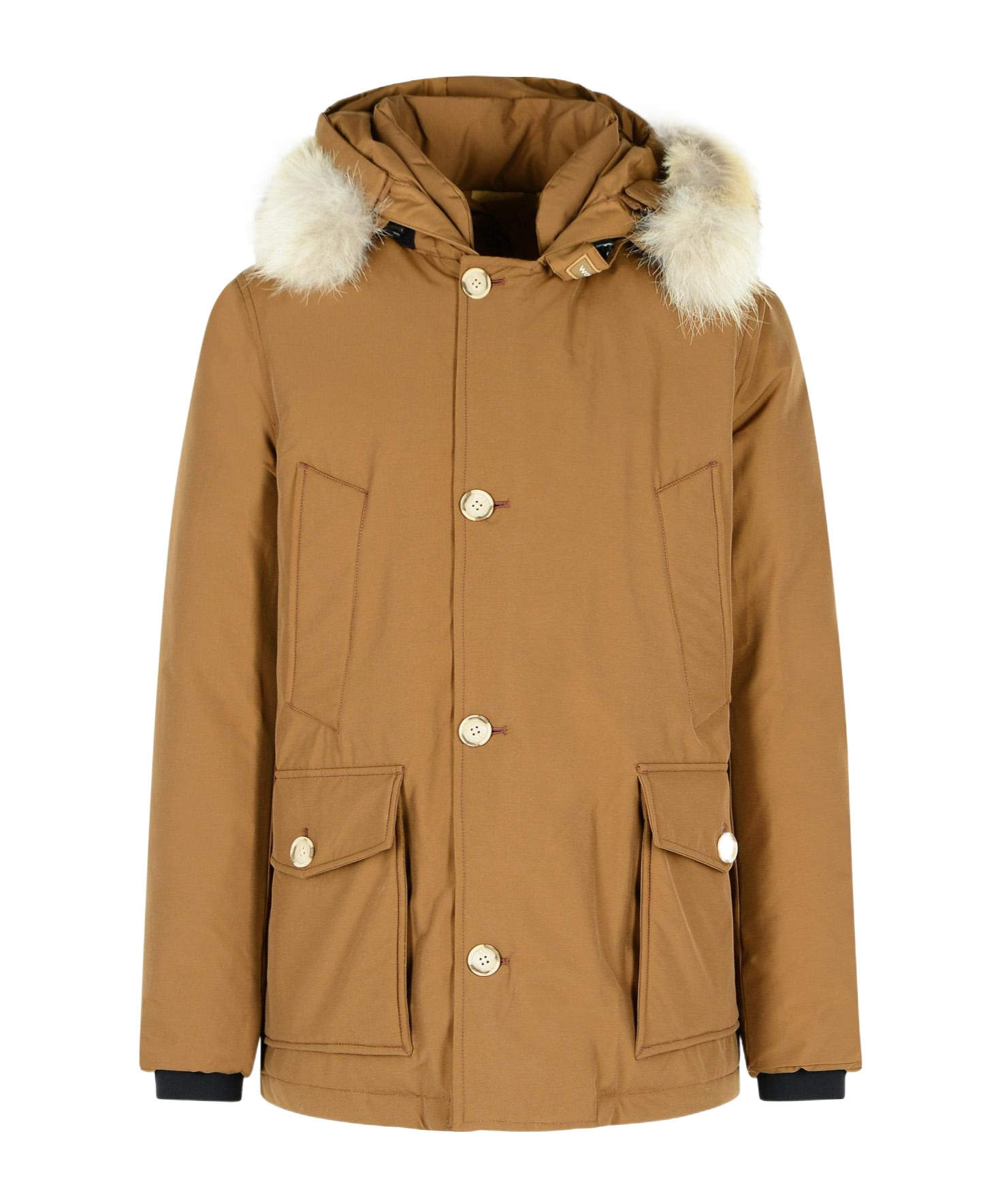 Woolrich 'arctic' Brown Cotton Blend Parka