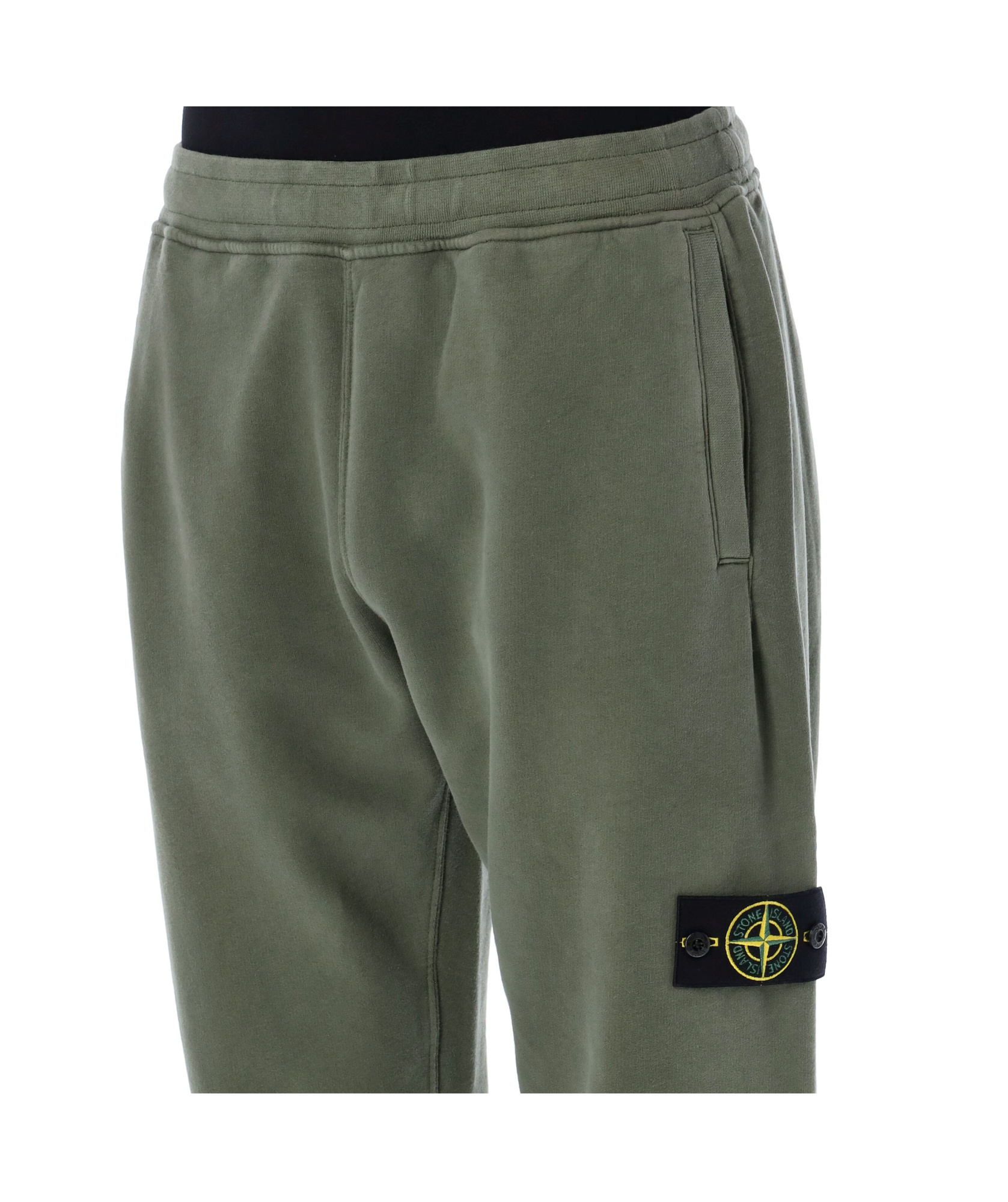 Stone Island Compass-badge Track Pants In Green