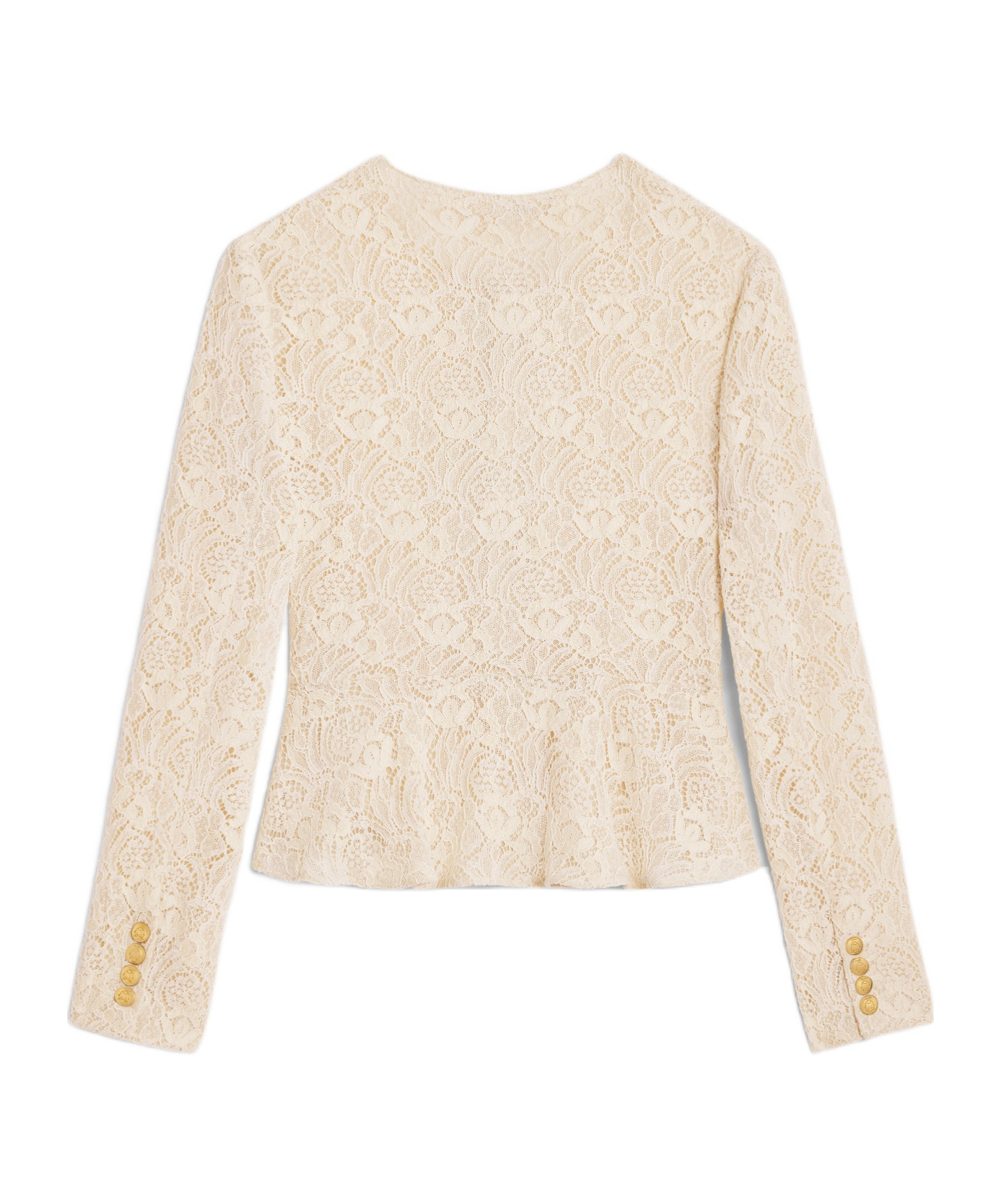 Celine Chelsea Lace Jacket In Natural Color
