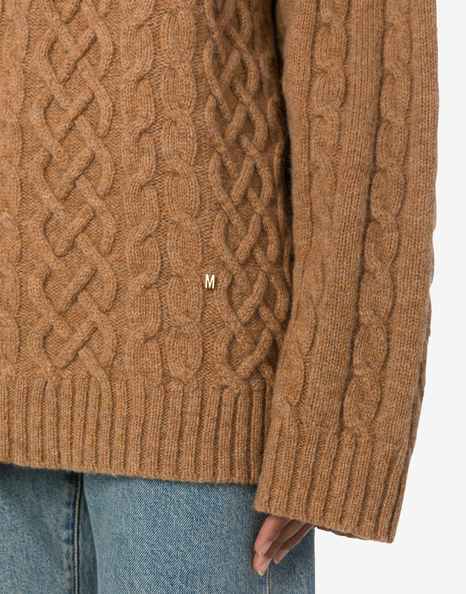 Moschino Wool Pullover In Brown