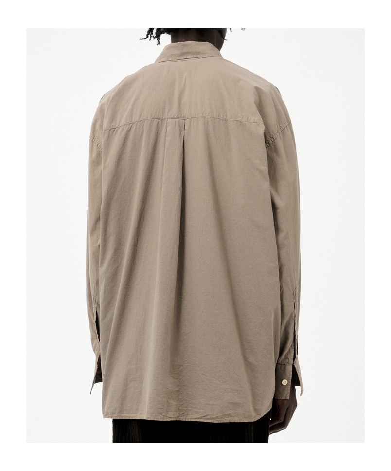 Our Legacy Borrowed Button-down Collar Cotton-voile Shirt In Brown