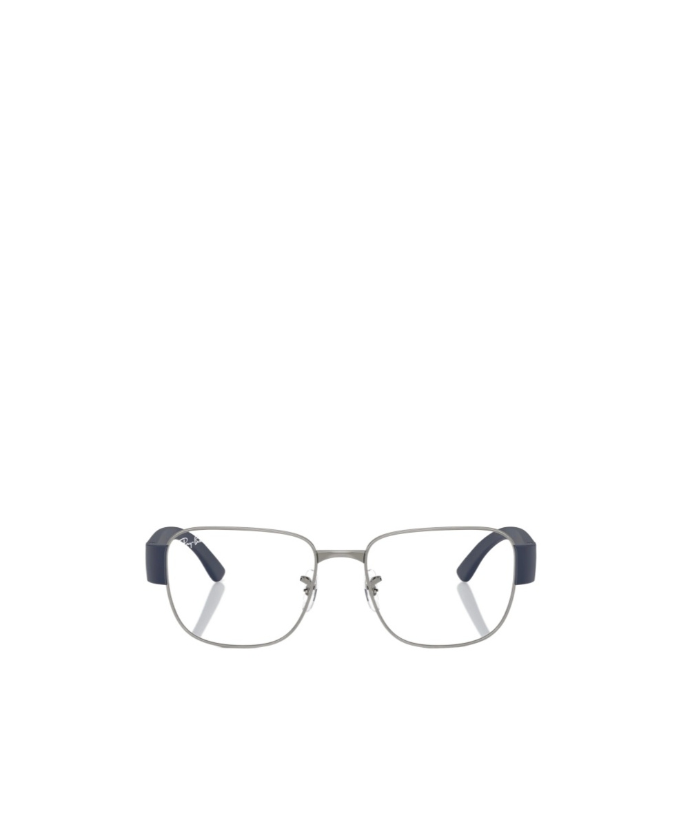Ray Ban Frameless Flat Mirror In Gray
