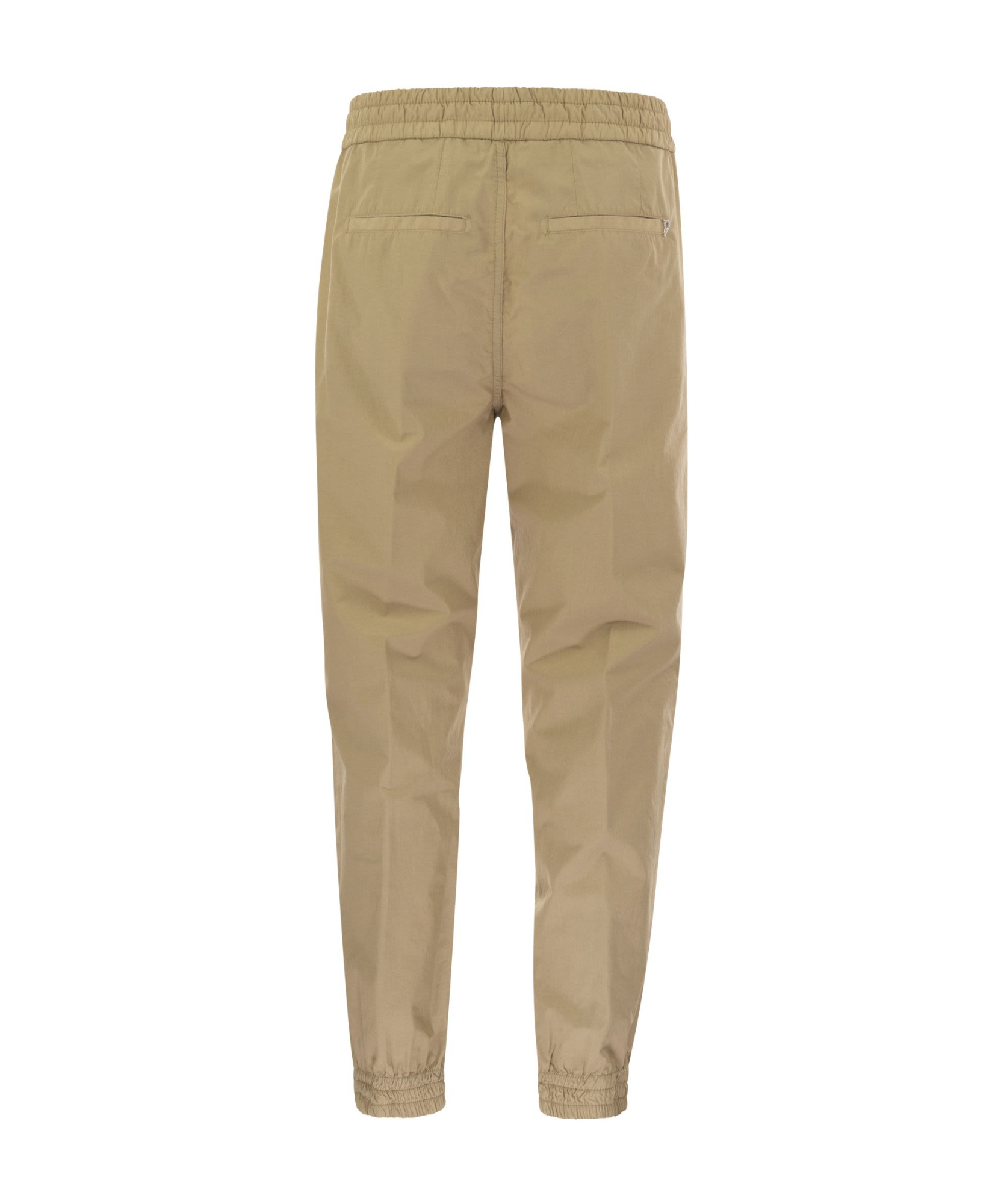 Dondup Alba - Cotton Jogger Trousers In Nude