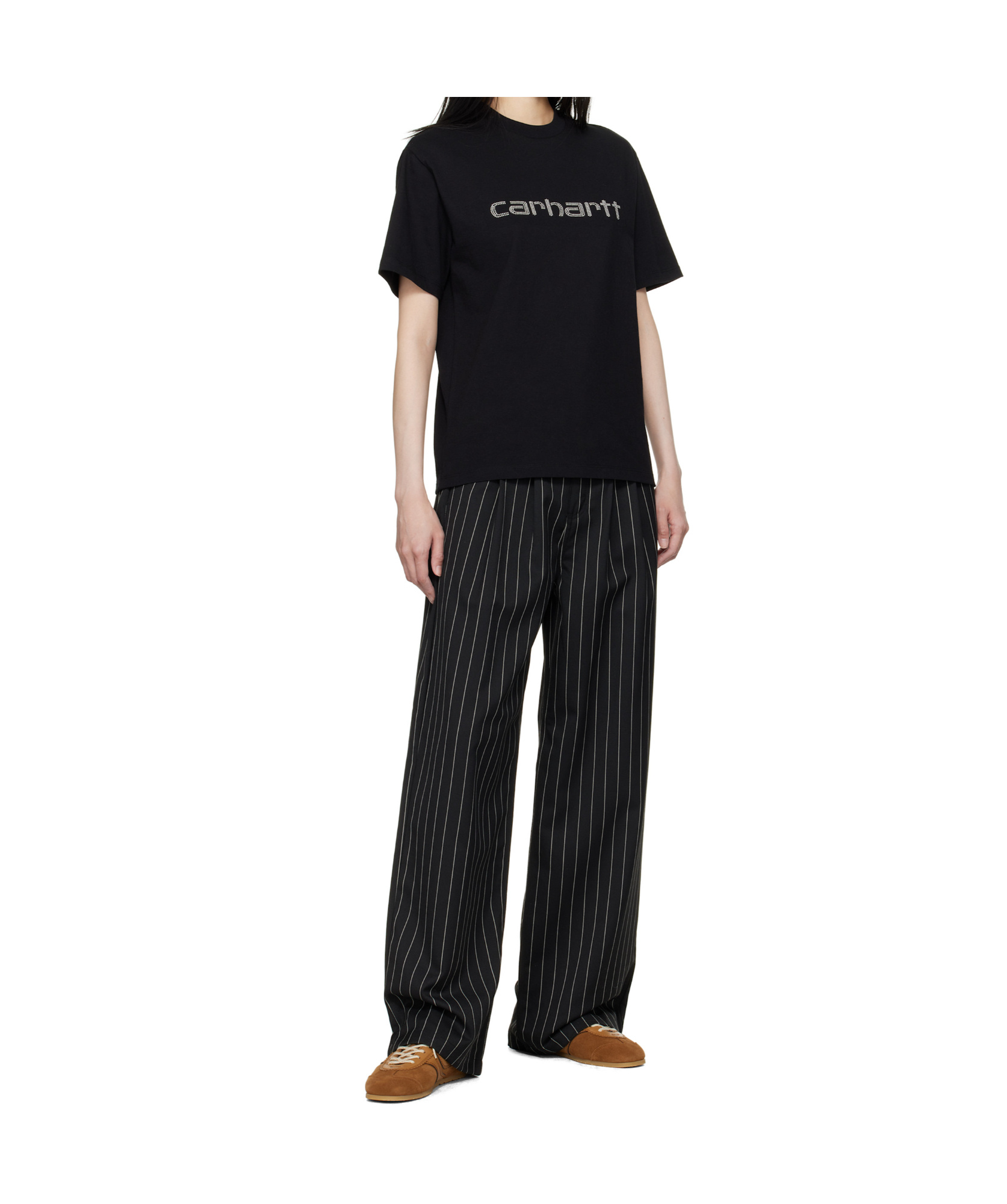 Carhartt Belt Loop Track Pants In Black