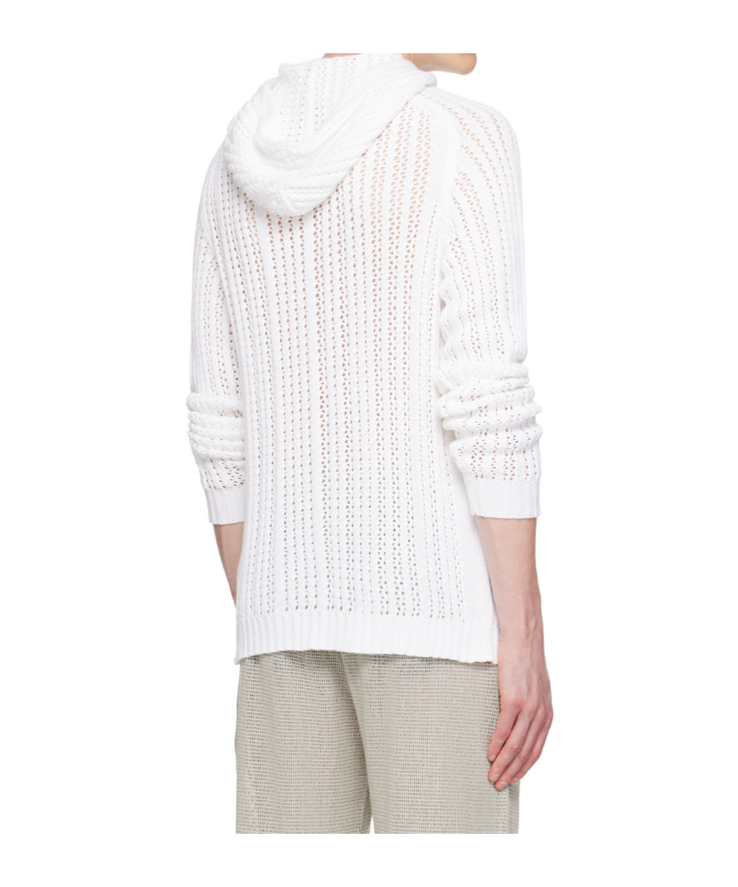 Gimaguas Hooded Sweater In White