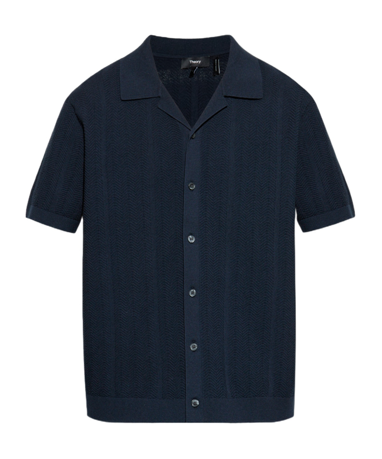 Theory Textured Short-sleeve Cardigan