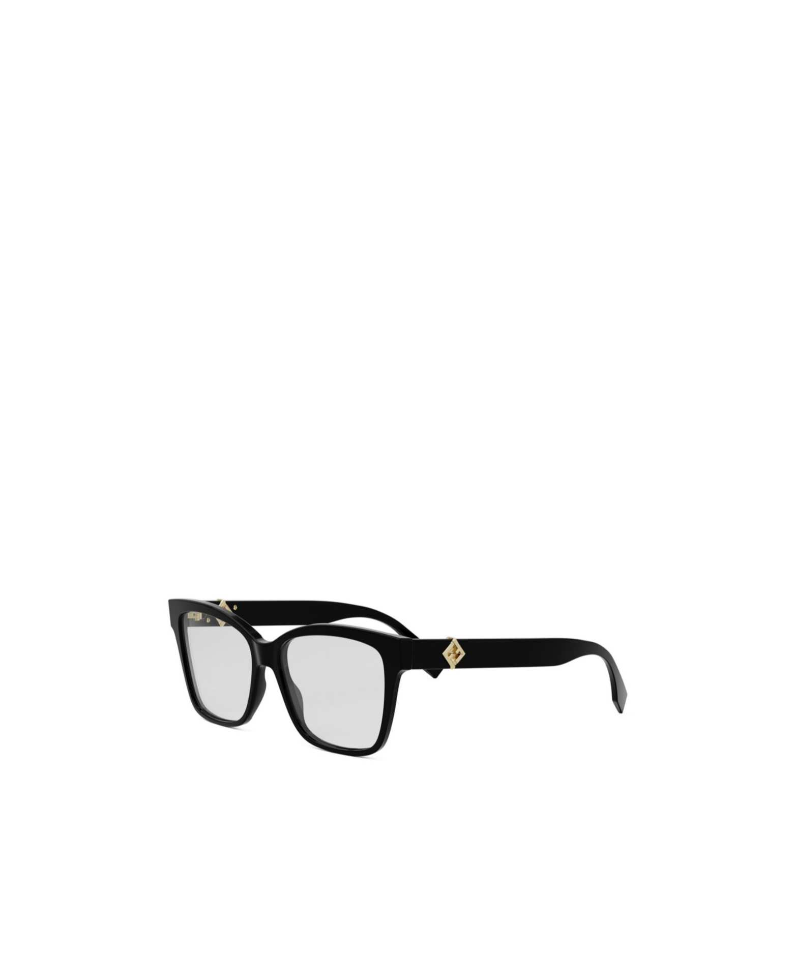 Fendi Fe50117i Ff Diamonds 001 Nero Glasses In White