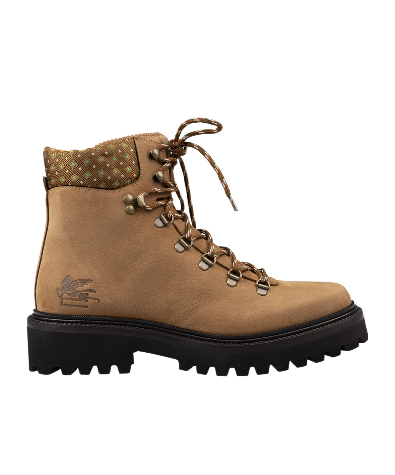 Etro Trekking Ankle Boots In Brown