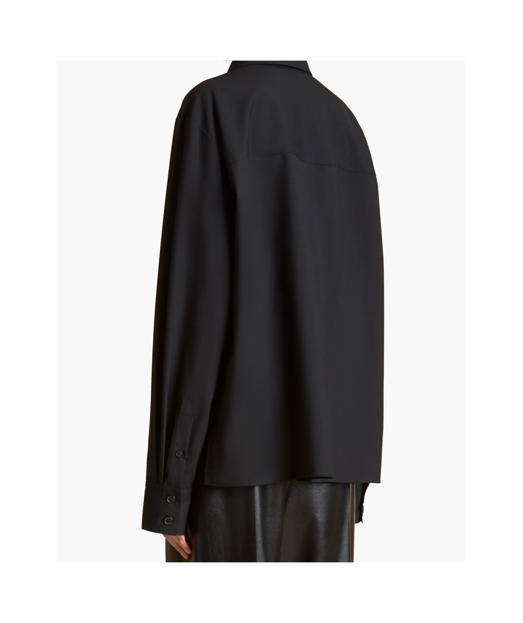Khaite Long-sleeved Casual Jacket In Black