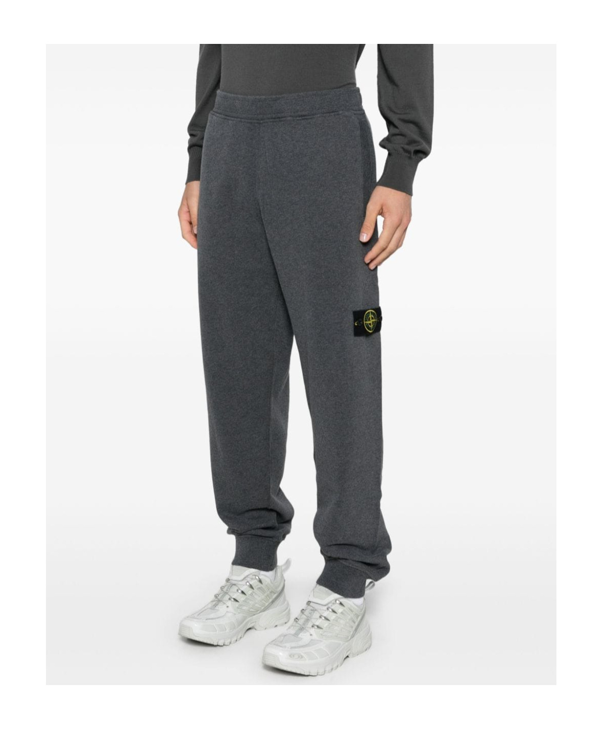 Stone Island Jogger Pants In Gray