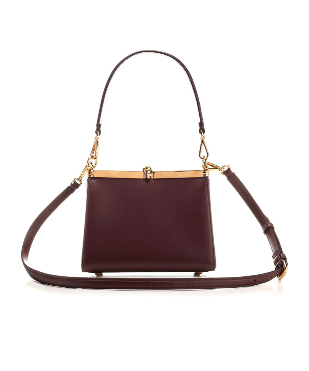 Etro Vela Logo Charm Mini Shoulder Bag In Red