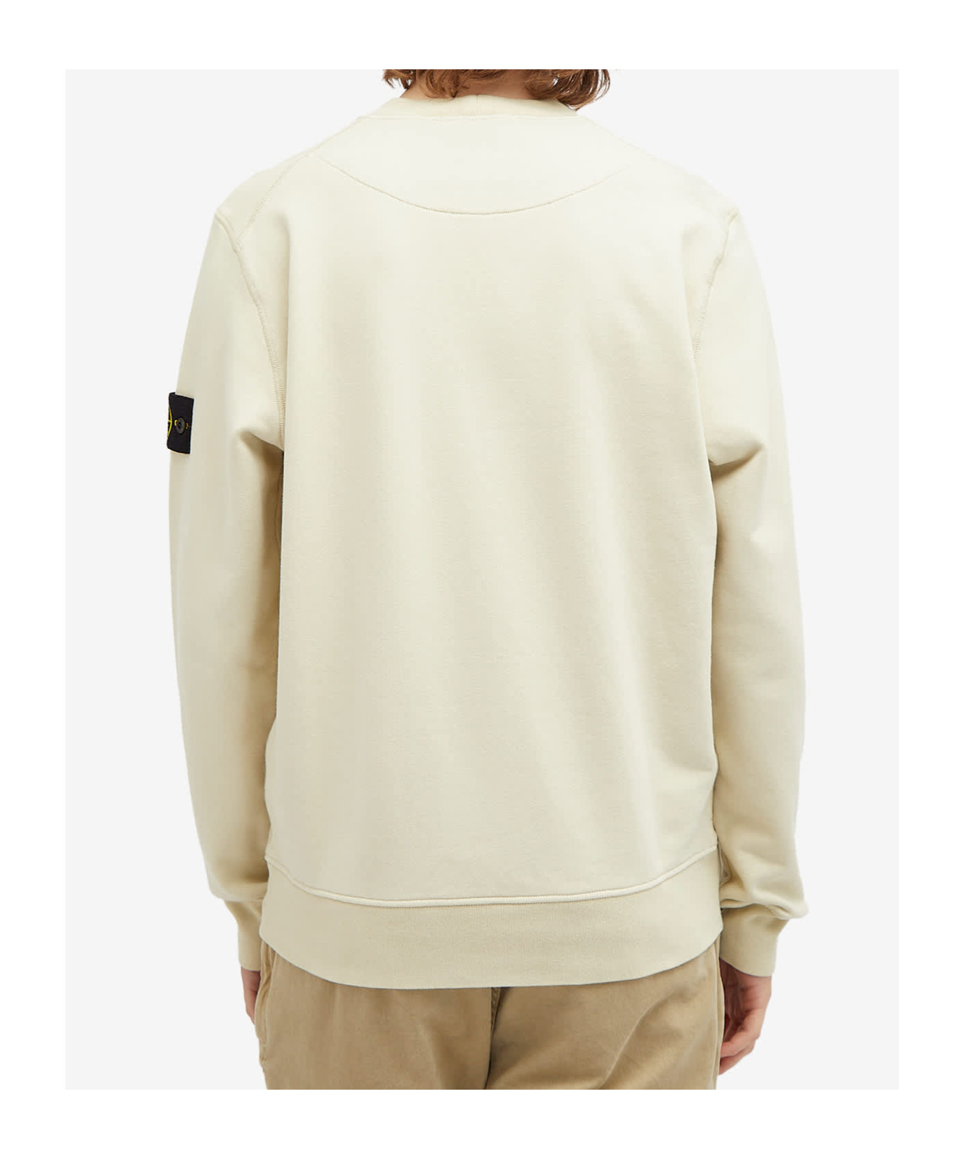 Stone Island Crewneck Sweatshirt In White
