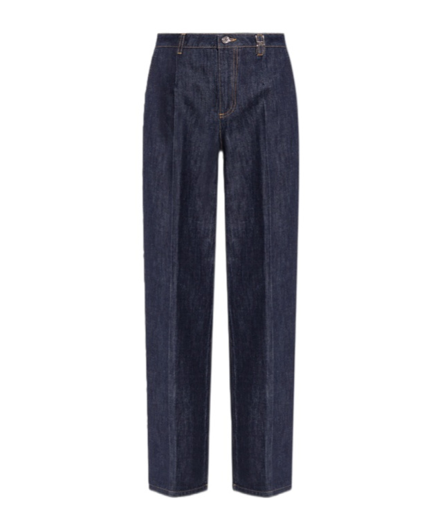 Dolce & Gabbana High-waisted Flared Jeans In Black