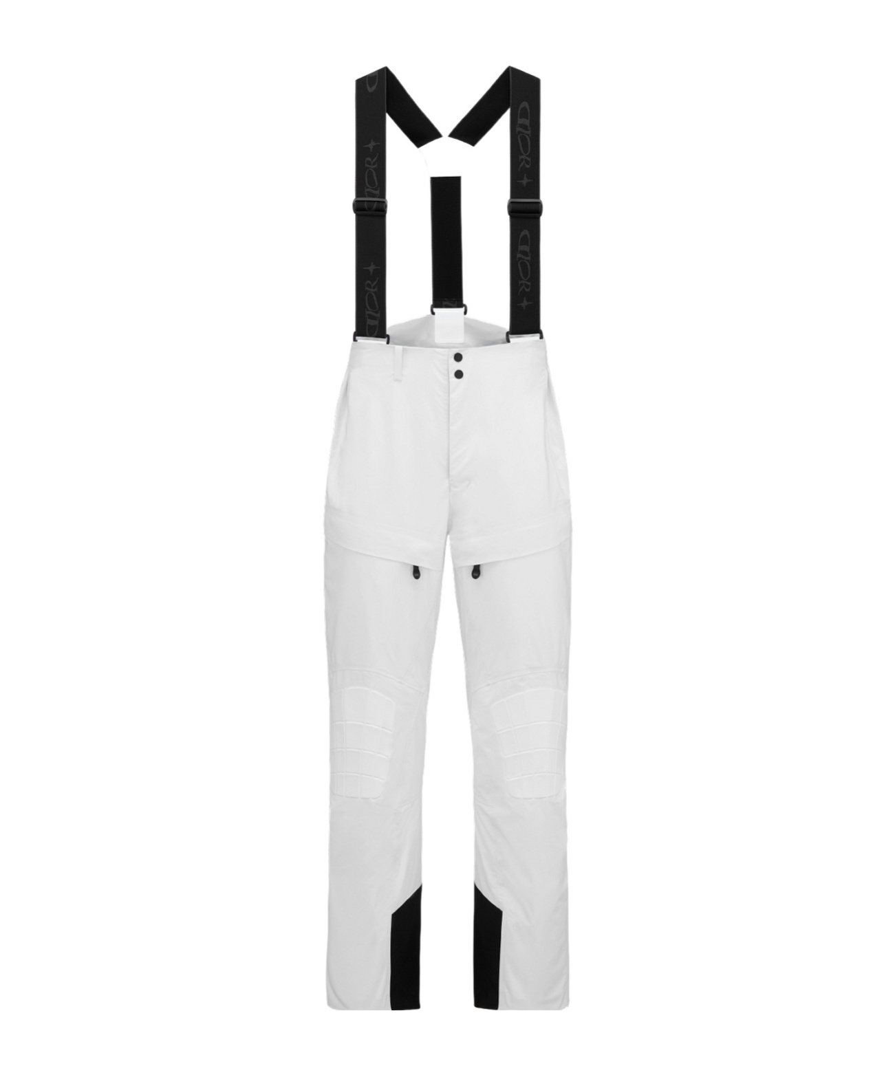 Dior Suspender Ski Jumpsuit In White