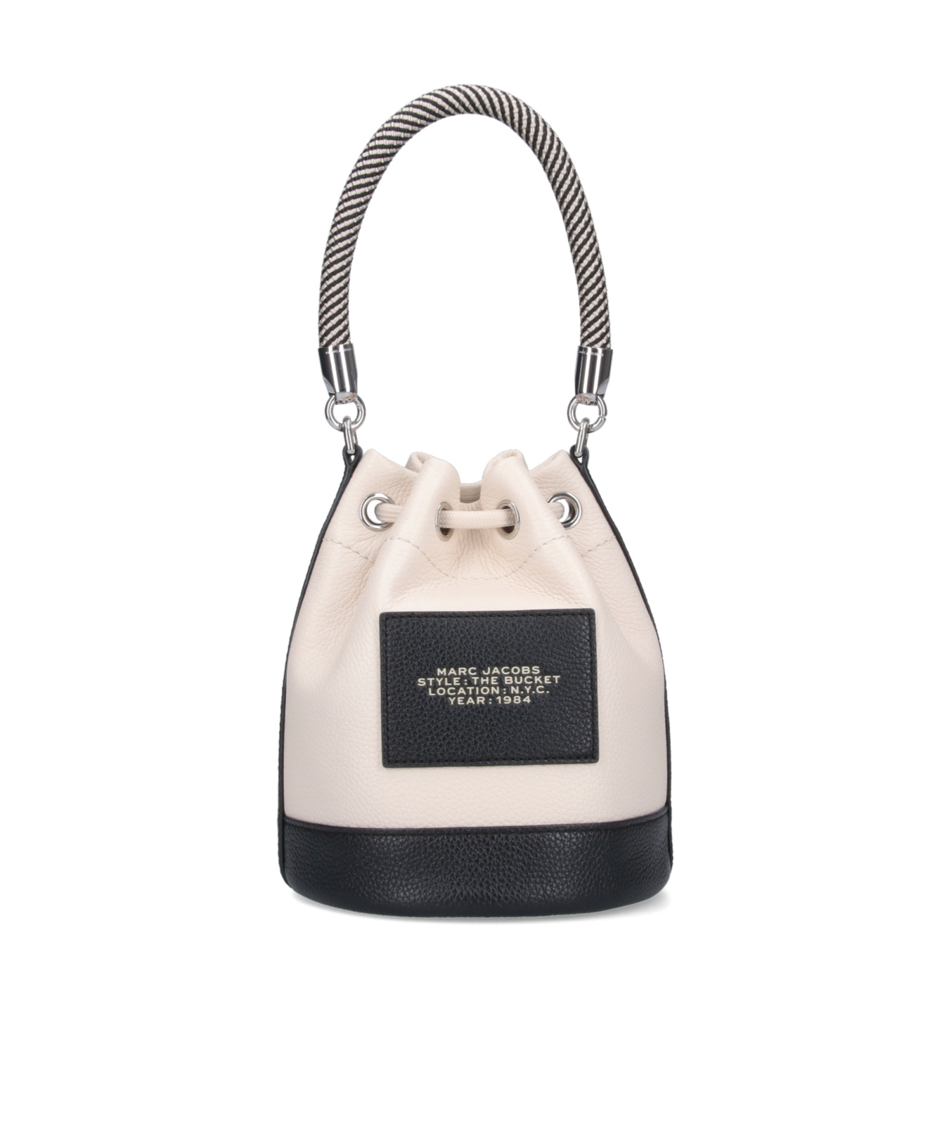 Marc Jacobs The Colour-block Leather Bucket Bag In Pink