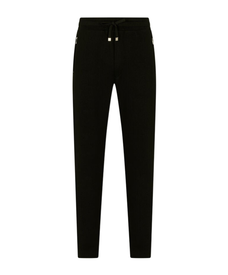 Dolce & Gabbana Logo Zipper Detail Sweatpants In Black