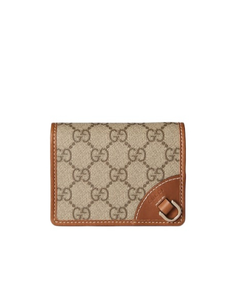 Gucci Gg Emblem Series Mini Wallets In Nude