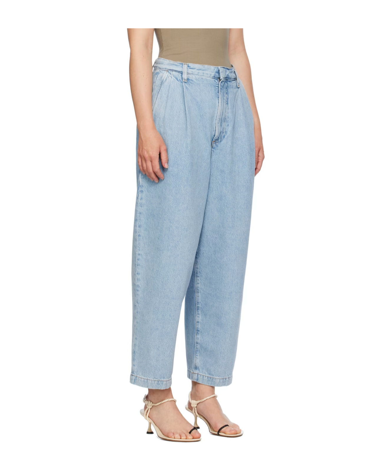 Agolde Becker Tapered Jeans In Blue