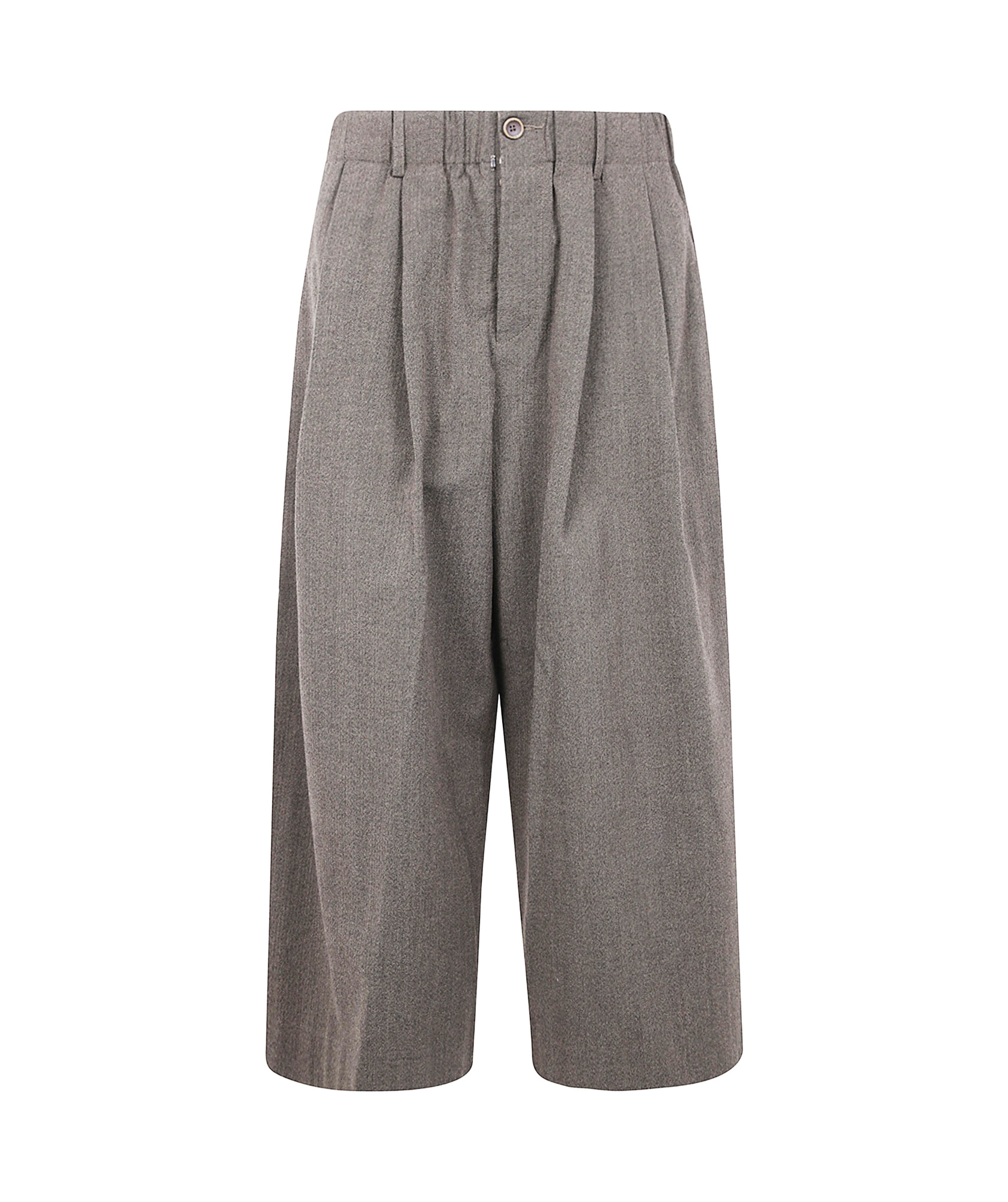 Uma Wang Elastic Waist Casual Pants In Gray