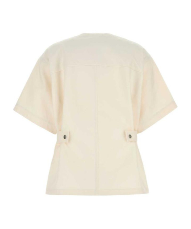 Jil Sander Short-sleeve Overshirt In White
