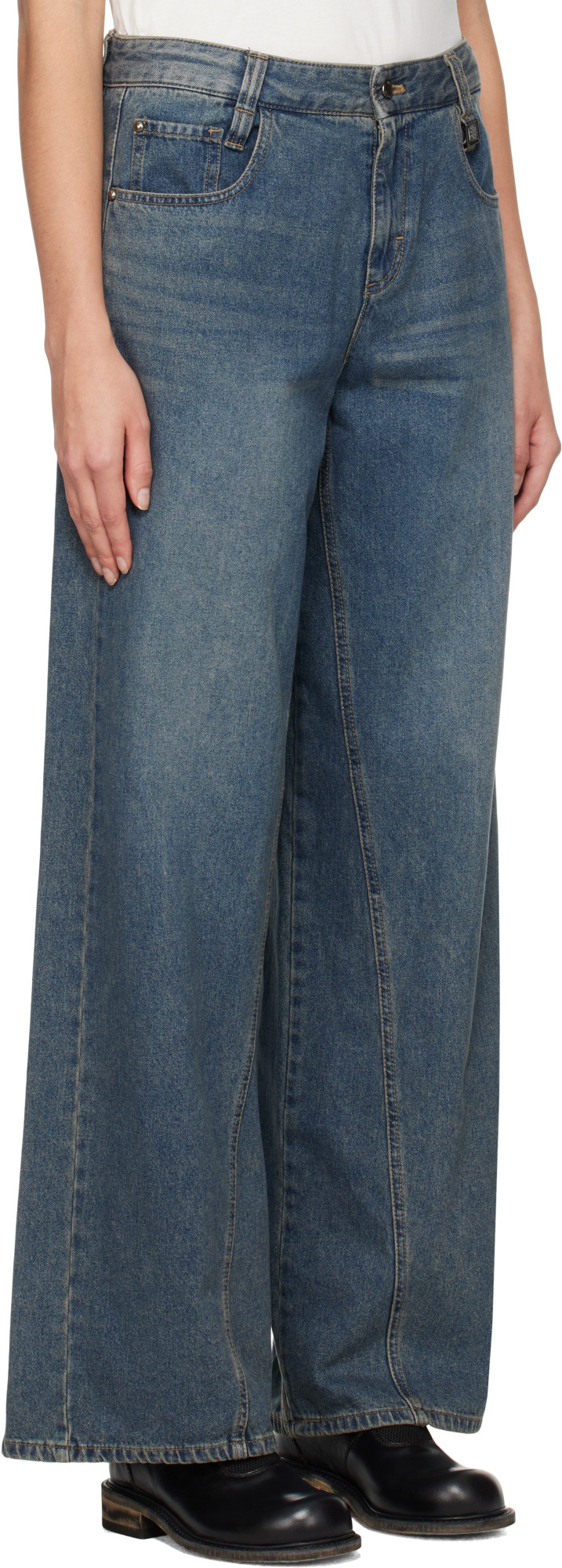WOOYOUNGMI MULTI-POCKET JEANS 